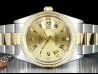 Rolex Date 34 Champagne Oyster Crissy Roman Diamonds  Watch  15223